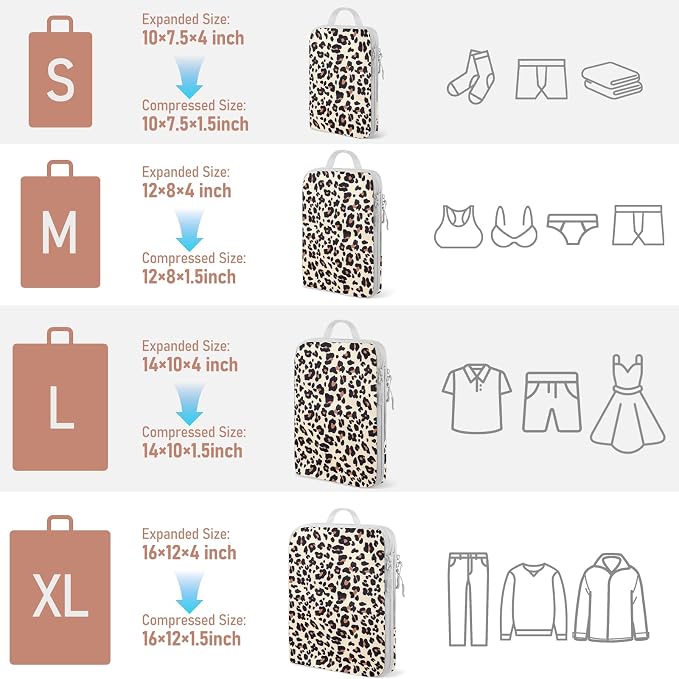 4-Piece Packing Cube Set