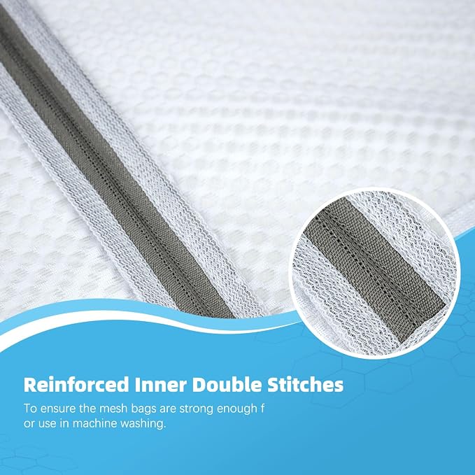 6-Pack Honeycomb Mesh Laundry Bags