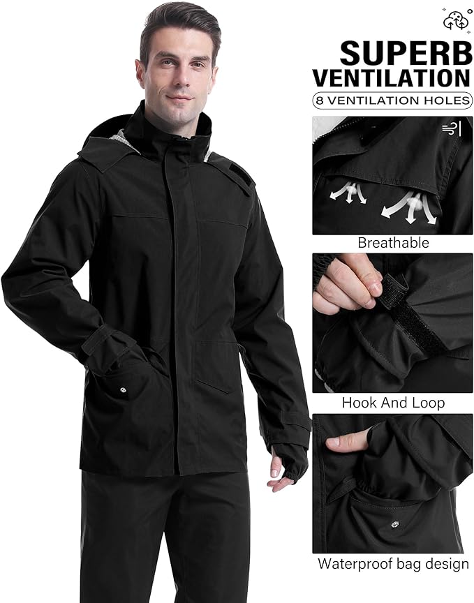 iCreek Rain Suit Waterproof Jacket
