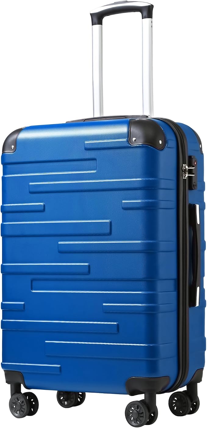 Coolife Luggage Suitcase Carry-on Hardside Travel Luggage TSA Lock Spinner
