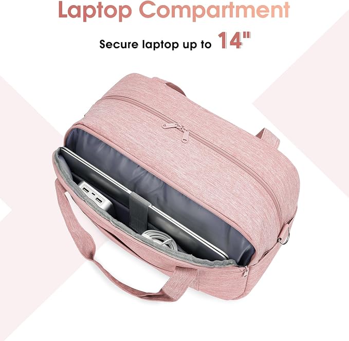 Narwey 18" Carry on Bag with Laptop Compartment 14 Inch Travel Duffel Bag