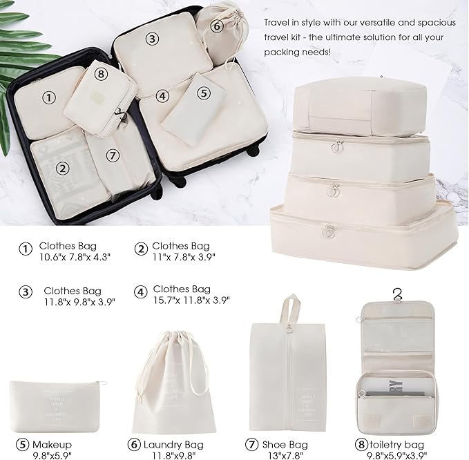 Merax Luggage sets of 13 Piece 16 20 24 28 IN Carry on Luggage sets 4 piece