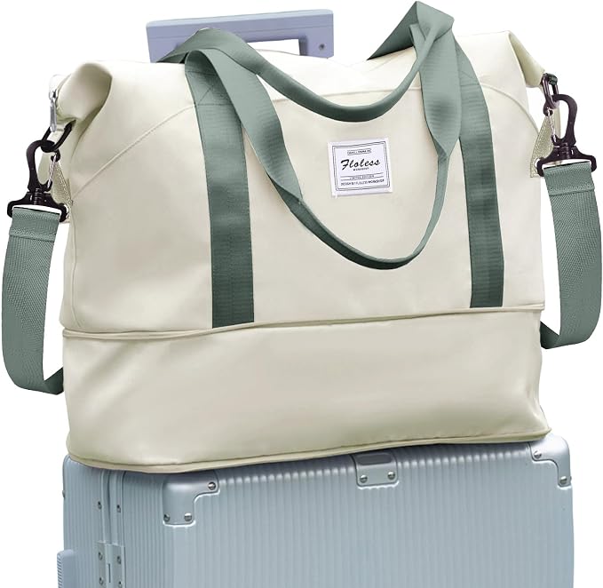 Travel Duffel Bag, Sports Tote Gym Bag, Shoulder Weekender Overnight Bag