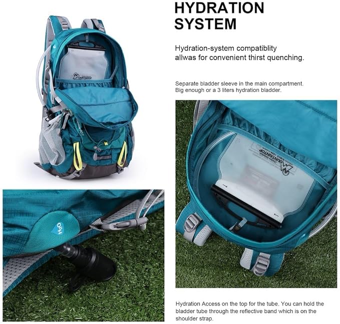 MOUNTAINTOP 25L/40L Hiking Backpack, Lightweight Travel Backpack