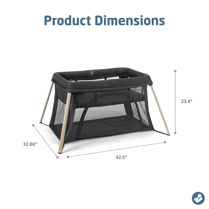 Maxi-Cosi Calao Travel Playard, Infant Bassinet, Toddler Playpen, Lightweight