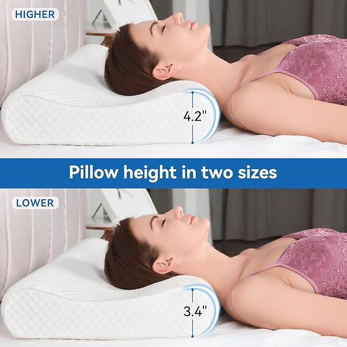 Ergonomic Memory Foam Pillow