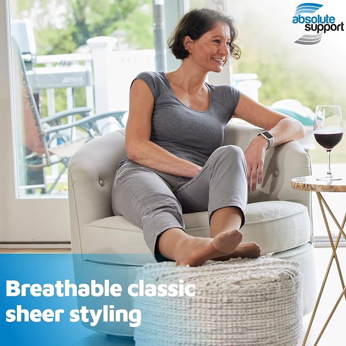 Made in USA - Sheer Compression Socks