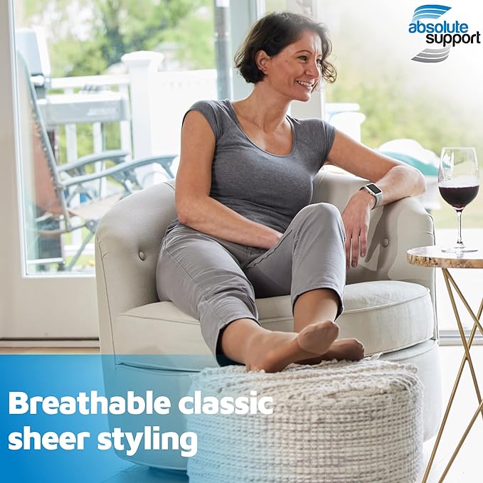 Made in USA - Sheer Compression Socks