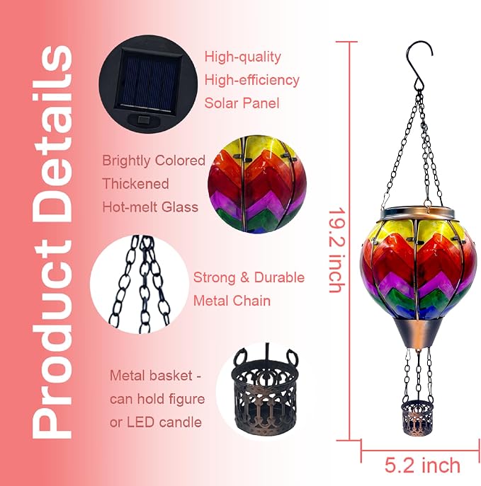 Hot Air Balloon Solar Lantern