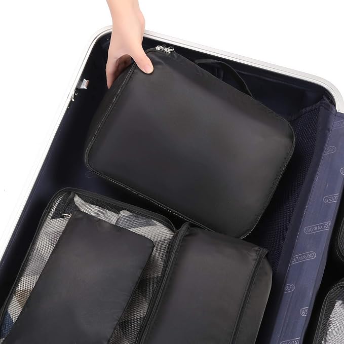 BAGAIL 8 Set Packing Cubes Luggage Packing Organizers