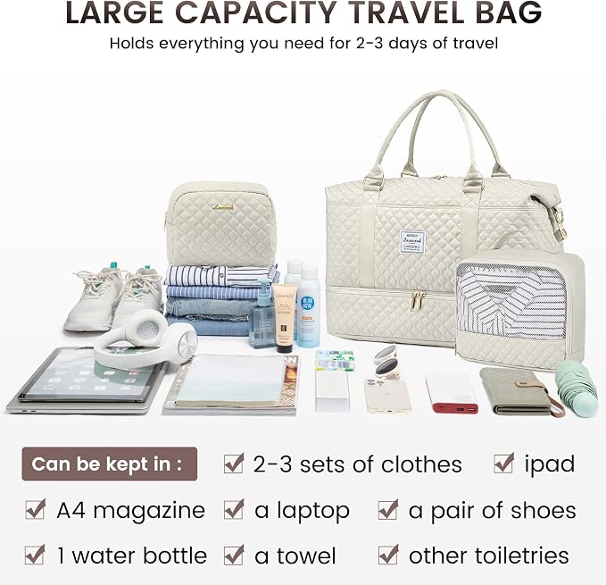 LOVEVOOK Travel Duffle Bag, Weekender Bags