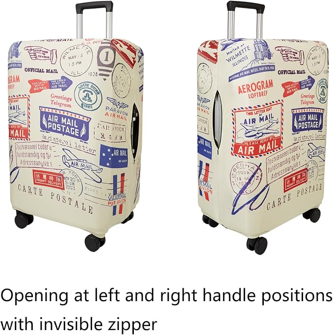 WUJIAONIAO Travel Luggage Cover Baggage Suitcase Cover Protector Skins 18-32