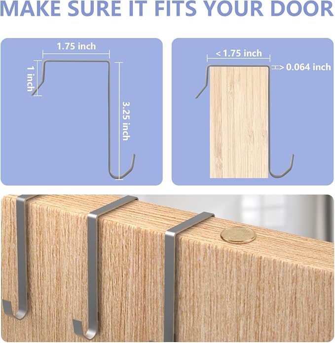 FENTEC 1 Pack Over-the-Door-Shoe-Organizers, Hanging Shoe Organizers