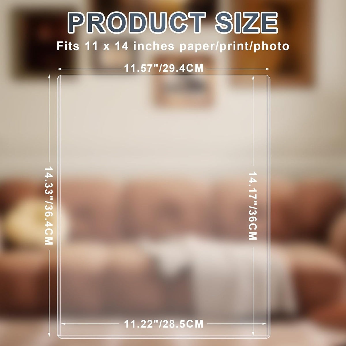 5PCS 11" x 14" Rigid Print Protectors Hard Plastic Sheet Page Protectors Heavy Duty Top Loading Menu Covers Poster Sleeves Clear Plastic Paper Sleeves for Magazine Prints Photo Document