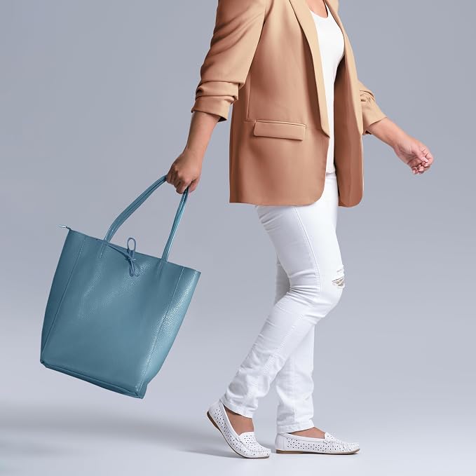Italian Calf Leather Tote for Women