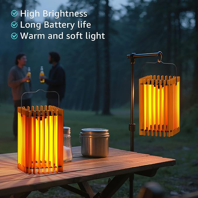 2 Set Solar Lantern Outdoor LED Hanging Solar Lantern