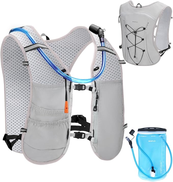 ECOHUB Running Hydration Vest Backpack, Lightweight Breathable Pack