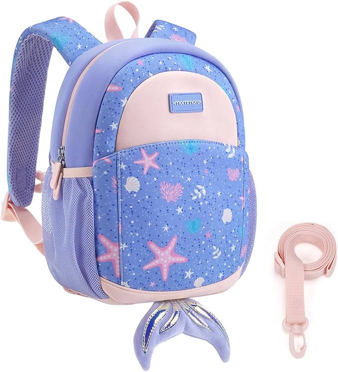 mommore Toddler Backpack for Girls 2-4 Neoprene Backpack