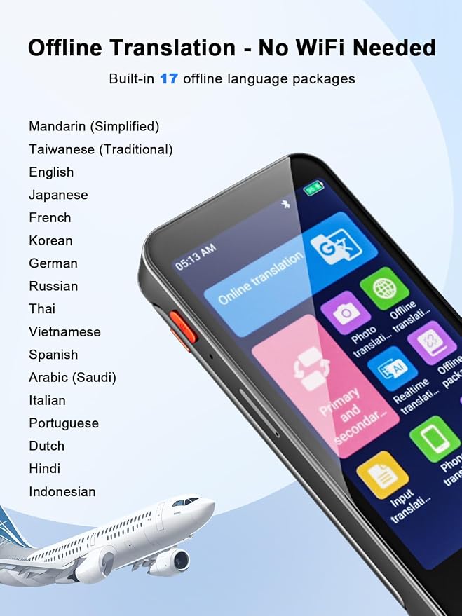 iTour Detachable Language Translator Device, Upgraded Instant Voice Translator
