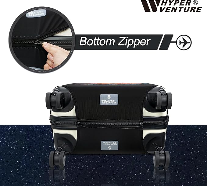 HYPER VENTURE Washable Luggage Cover