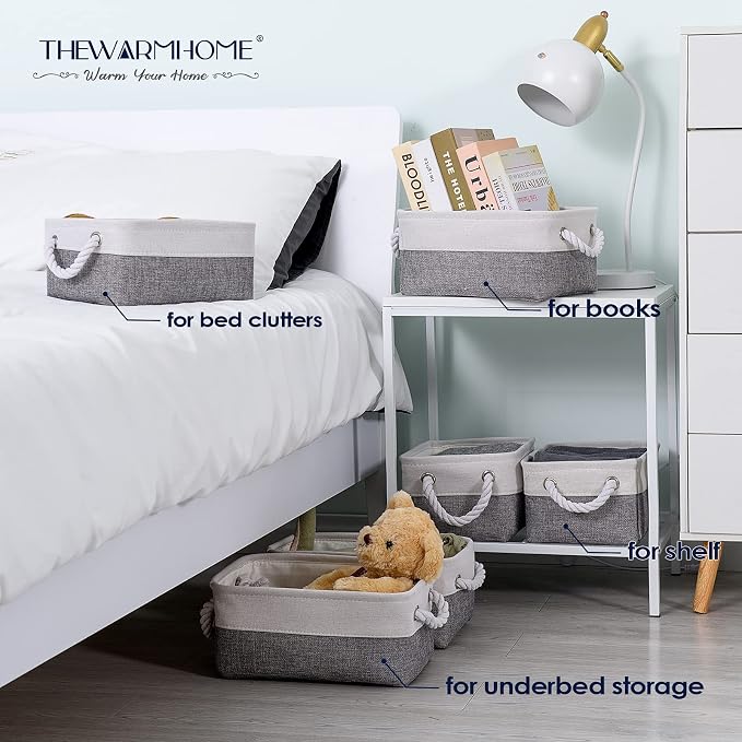 TheWarmHome Small Storage Baskets
