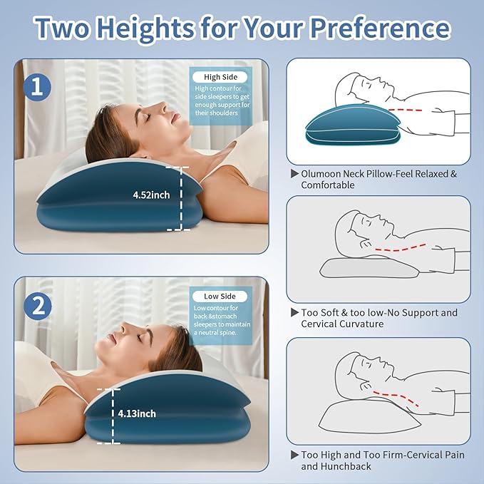 Cervical Neck Pillow for Pain Relief