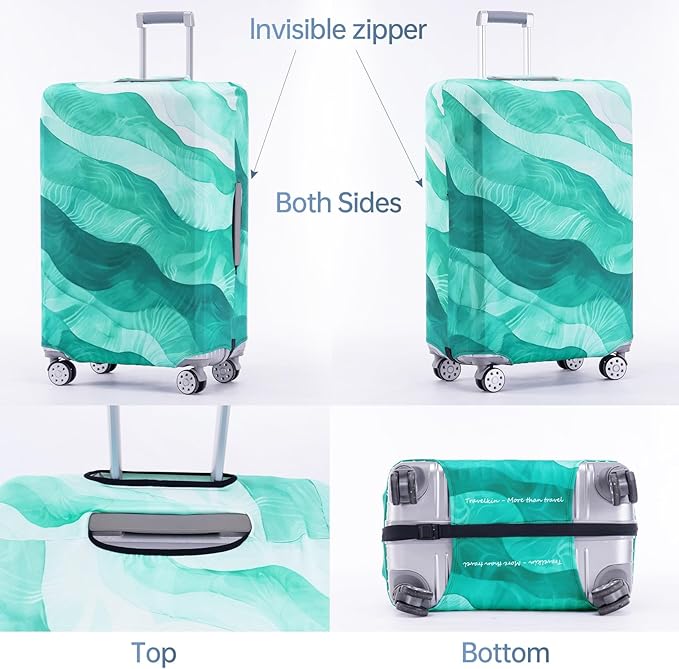 Travelkin Luggage Covers For Suitcase Tsa Approved, Suitcase Cover Protector