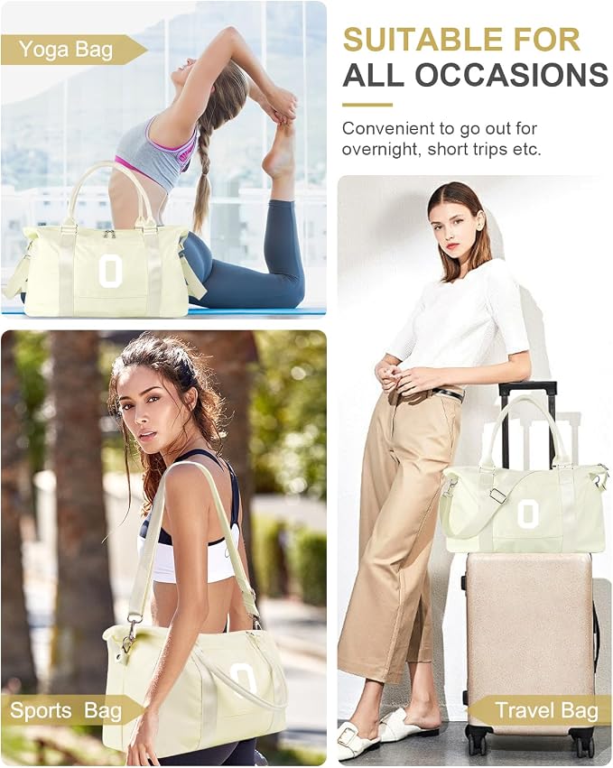 Initial Travel Duffel Bag Sports Gym Bag