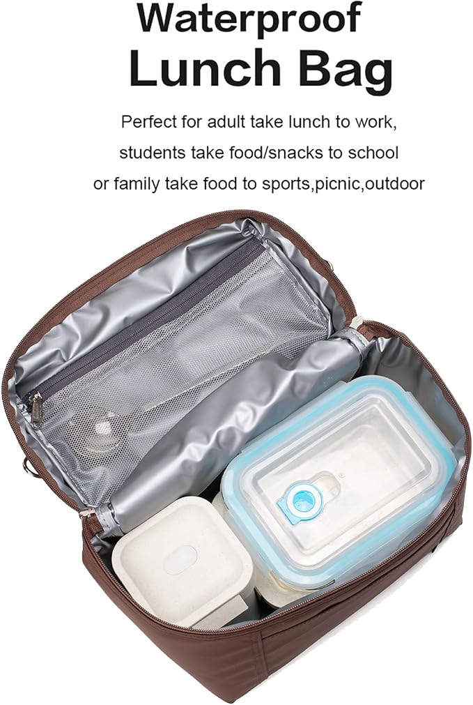 NOL Natural Organic Lifestyle Insulated Lunch Bags