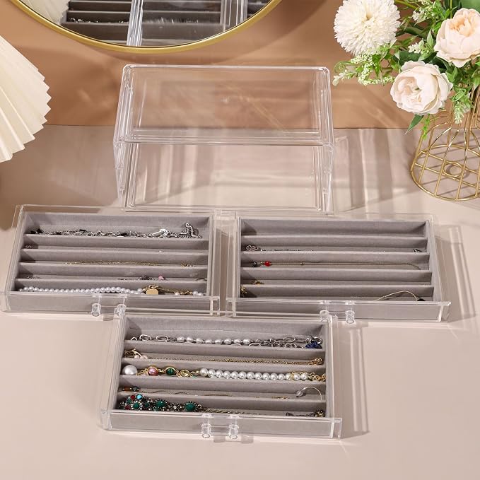 Necklace Organizer Box, Tray