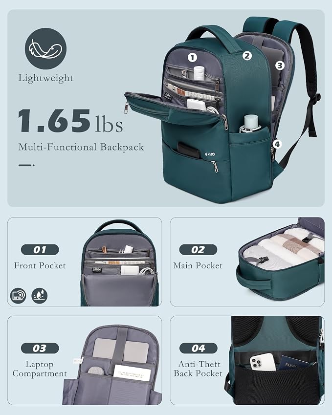 Coolife Luggage Sets 3 Piece, 20In Carry On Luggage