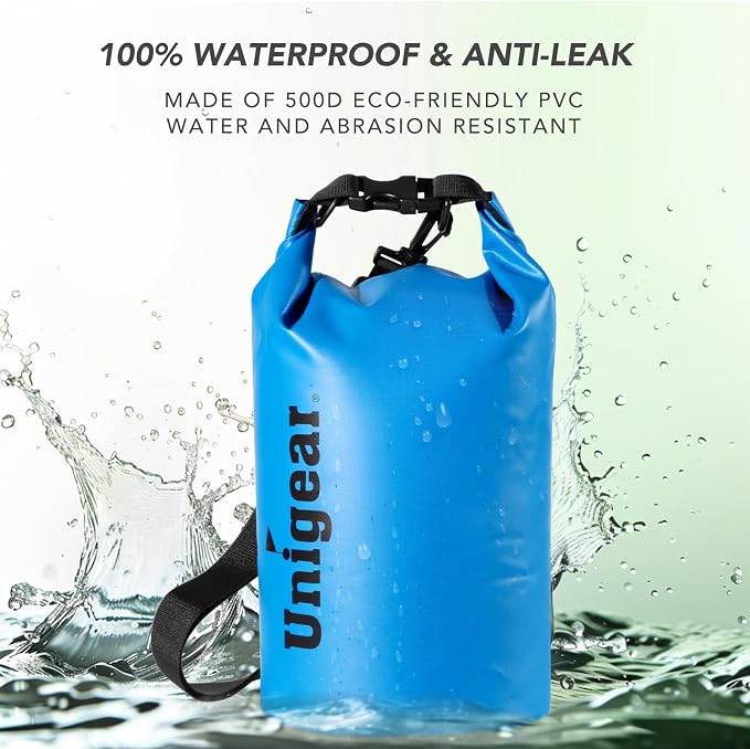 Unigear Dry Bag Waterproof, 2L/5L/10L/20L/30L/40L Floating and Lightweight Bags