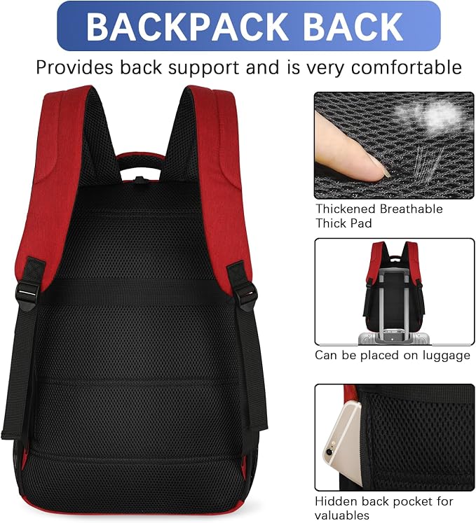 LARIPOP Extra Large Backpack, 17.3 Inch Business Laptop backpack