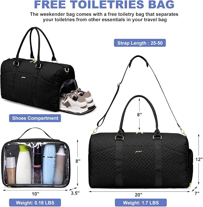 Women Duffle Weekender Travel Bag: Large Duffel Bags