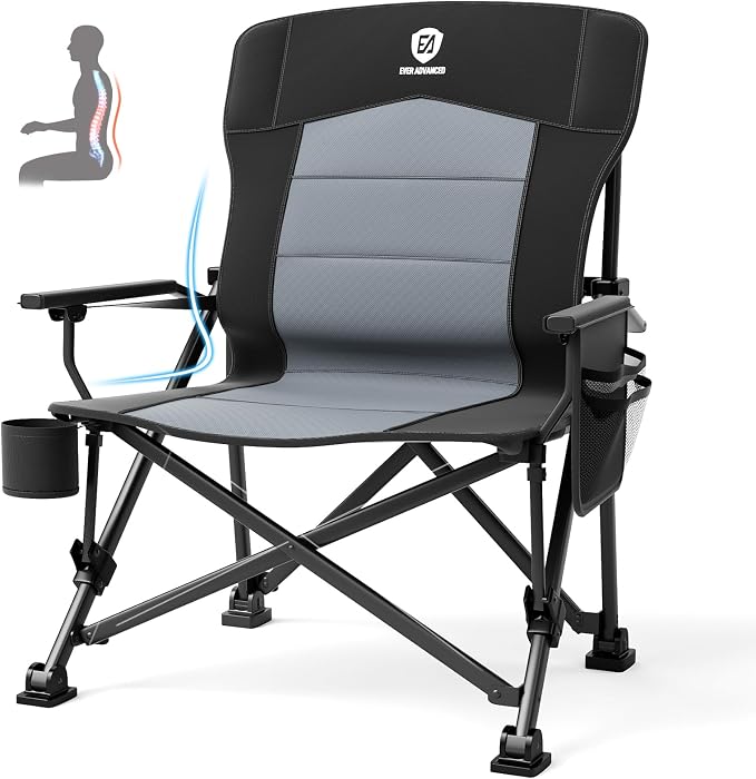 EVER ADVANCED Oversized Folding Camping Chair
