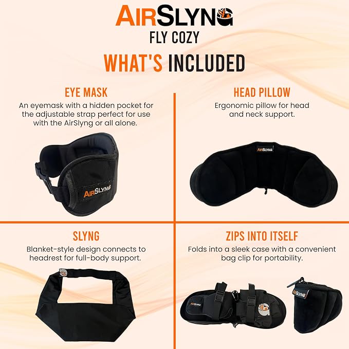 3-in-1 Airplane Sleep Support System