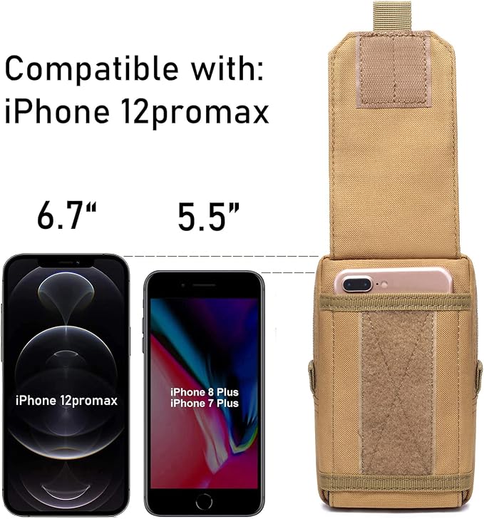Tactical Molle EDC Pouch Cellphone Pouch Holder Utility Gadget Organizer Bag