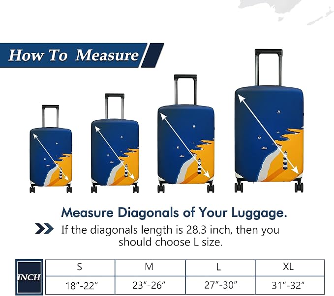 HYPER VENTURE Washable Luggage Cover