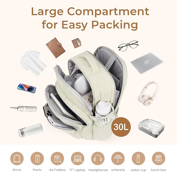 CLUCI 17.3 Inch Laptop Backpack
