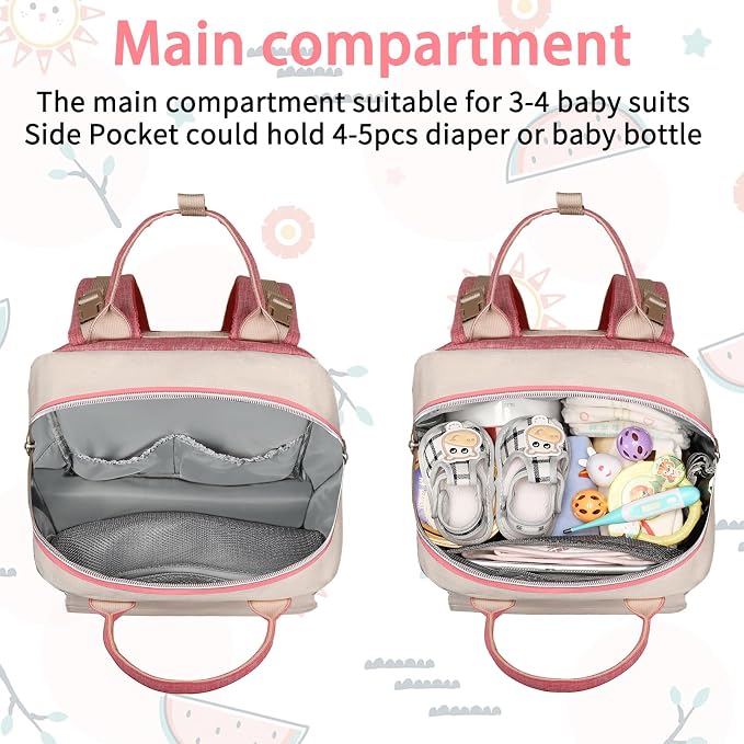 Diaper Bag Backpack, Baby Girl Diaper Bag, Large Diaper Bag Backpack Gift