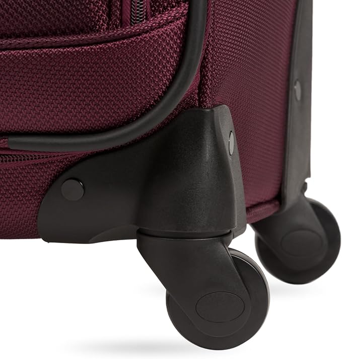 SwissGear Sion Softside Expandable Luggage – Large Checked Suitcase
