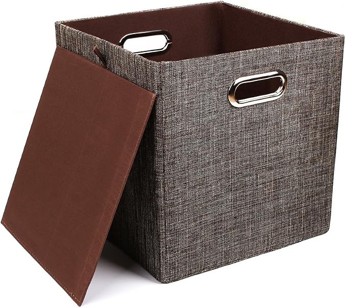 Storage Bins Cube Containers Boxes, Thick and Heavy Duty Fabric Drawers