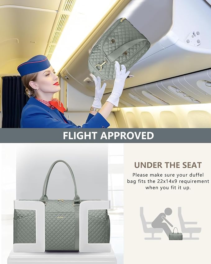 Weekender Travel Duffle Bag for Women