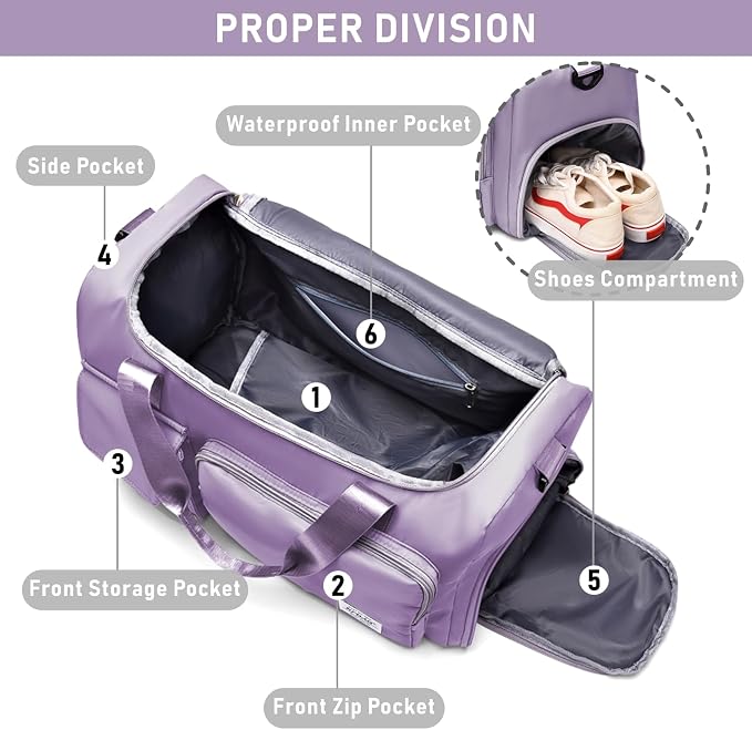 NPBAG Women Travel Duffel, Gym Workout Overnight Bag, Mommy Hospital Bag