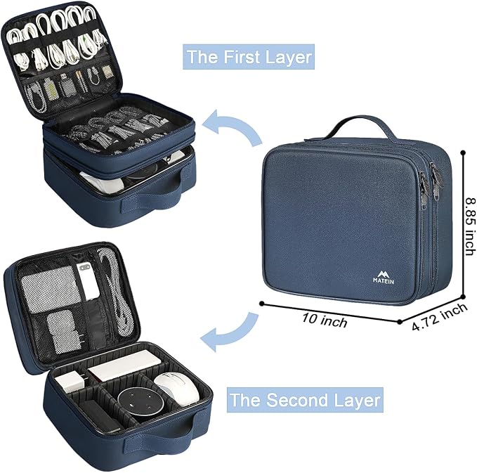 MATEIN Cord Organizer Case