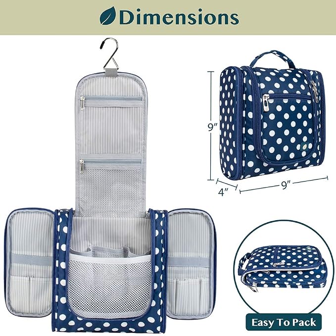 PAVILIA Toiletry Bag Travel Bag