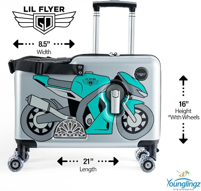 Younglingz LIL FLYER GO Version 2 Ride On Suitcase
