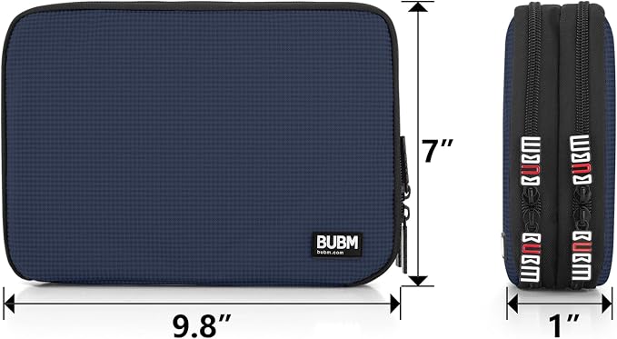 BUBM Double Layer Electronic Accessories Organizer, Travel Gadget Bag