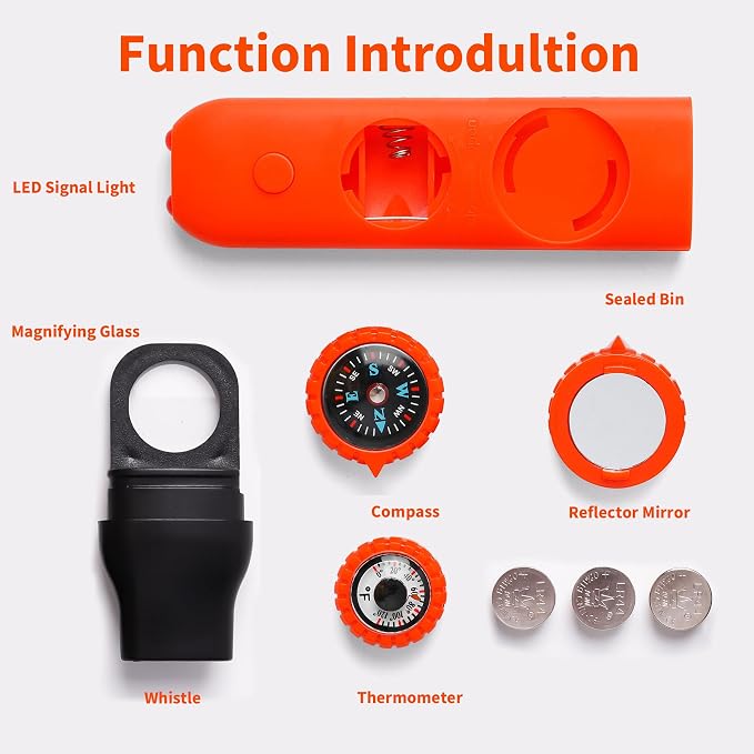 Multifunctional Survival Emergency Whistle