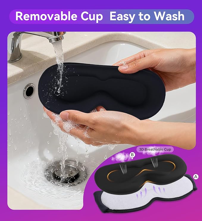 Sleep Eye Mask Bluetooth Headphones